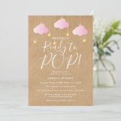 Klaar voor de Pop Twinkle Twinkle Baby shower Rust Kaart (Staand voorkant)