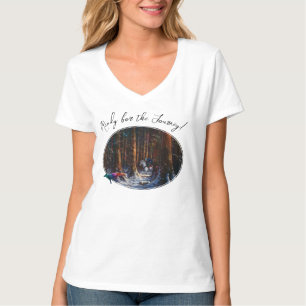 Klaar voor de reis! fantasie land boskunst t-shirt