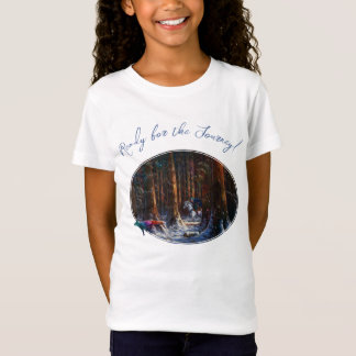 Klaar voor de reis! fantasieland bos kunst t-shirt