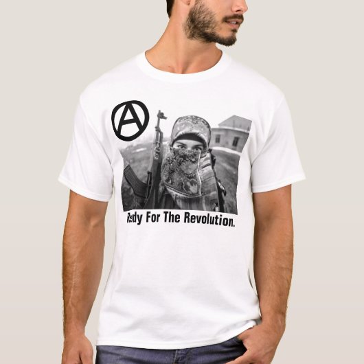 klaar voor de revolutie t-shirt (Voorkant)