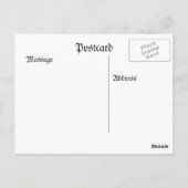 Klaar voor de skipistes briefkaart (Achterkant)