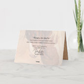 "Klaar voor de strijd" - Wenskaart Kaart (Achterkant)