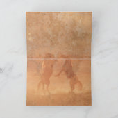 "Klaar voor de strijd" - Wenskaart Kaart (Binnen)