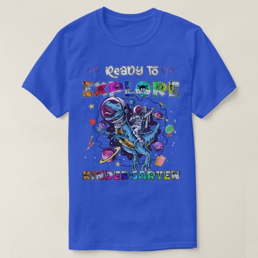 Klaar voor de studie Kindergarten, Dinosaur Astron T-shirt (Design voorkant)