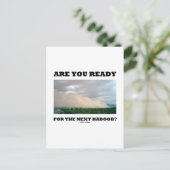 Klaar voor de volgende Haboob? (Storm) Briefkaart (Staand voorkant)