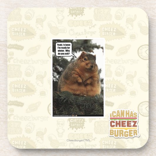 Klaar voor de winter drankjes onderzetter (Voorkant)