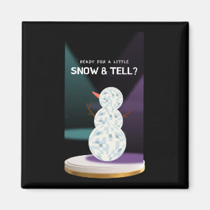 Klaar voor een beetje sneeuw en vertel Discoball S Magneet