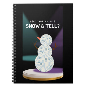 Klaar voor een beetje sneeuw en vertel Discoball S Notitieboek