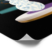 Klaar voor een beetje sneeuw en vertel Discoball S Poster (Hoek)