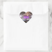 Klaar voor een concert hart sticker (Tas)