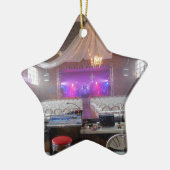 Klaar voor een concert keramisch ornament (Links)