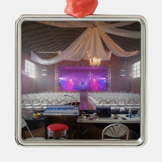 Klaar voor een concert metalen ornament (Voorkant)