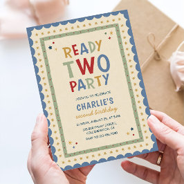 Klaar voor een Kleurrijke 2e Verjaardag Kaart