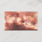 Klaar voor een kosmische business visitekaartje (Achterkant)