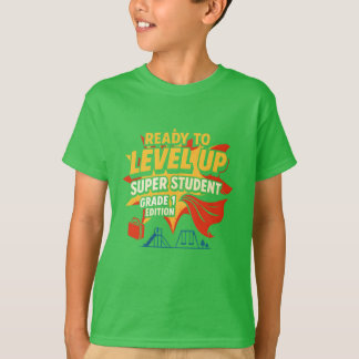 Klaar voor een Level Up School T-Shirt