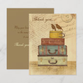 Klaar voor een platte, dank je creditcard bedankkaart (Voorkant / Achterkant)