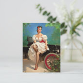 Klaar voor een Ride Pin omhoog Briefkaart (Staand voorkant)