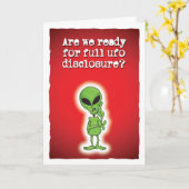 Klaar voor een volledige UFO-onthulling? Kaart (Gele Bloem)