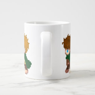 Klaar voor een wandeling? grote koffiekop