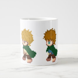 Klaar voor een wandeling? grote koffiekop