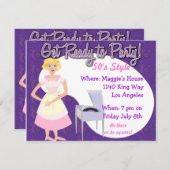 Klaar voor feest! kaart (Voorkant / Achterkant)