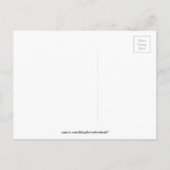 Klaar voor feest met Birthday Dog en Brownie Cake Uitnodiging Briefkaart (Achterkant)