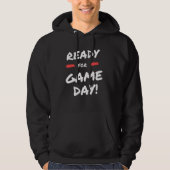 Klaar voor gamedag hoodie (Voorkant)