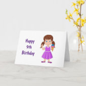 KLAAR VOOR GEWELDIGE TOESTEMMING **9E* BIRTHDAY-KA KAART (Gele Bloem)