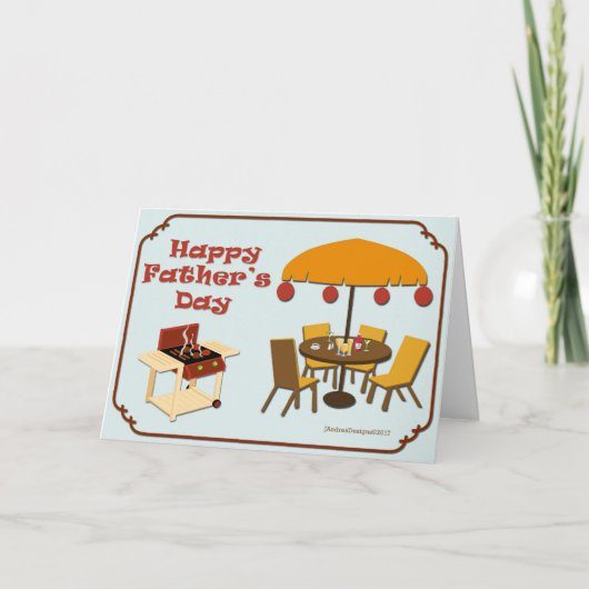 Klaar voor Grill Vaderdag Kaart (Voorkant)