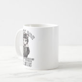 Klaar voor haar maanden herfst bladeren herfst win koffiemok (Voorkant links)