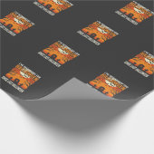 Klaar voor Halloween Begraafplaats Ontwerp_1 Cadeaupapier (Hoek)