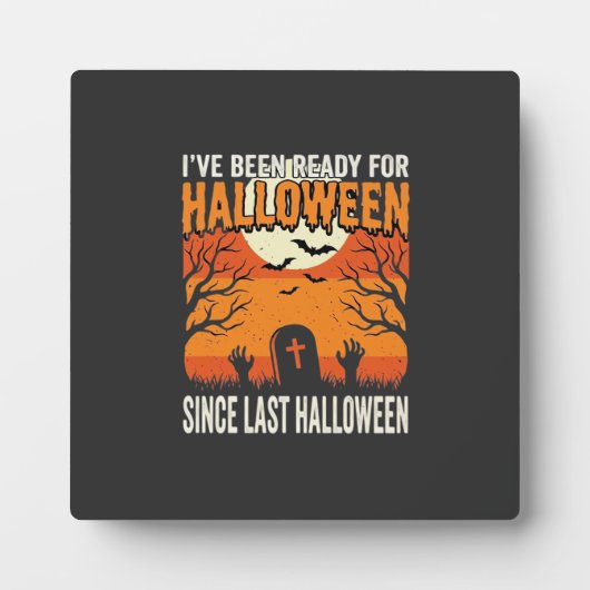 Klaar voor Halloween Begraafplaats Ontwerp_1 Fotoplaat (Voorkant)