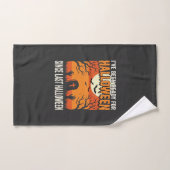 Klaar voor Halloween Begraafplaats Ontwerp_1 Handdoek (Handdoek)