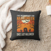 Klaar voor Halloween Begraafplaats Ontwerp_1 Kussen (Deken)