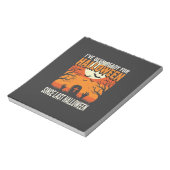 Klaar voor Halloween Begraafplaats Ontwerp_1 Notitieblok (Linkerzijde)