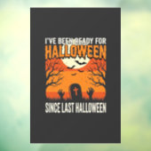 Klaar voor Halloween Begraafplaats Ontwerp_1 Raamsticker (Vel 3)