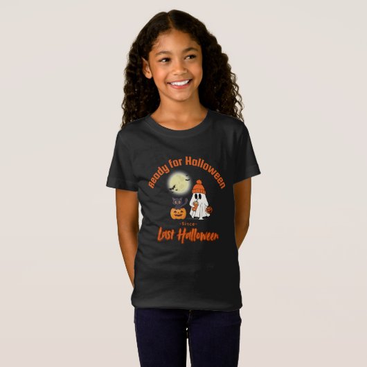 Klaar voor Halloween sinds laatste Halloween T-shi T-shirt (Voorkant volledig)