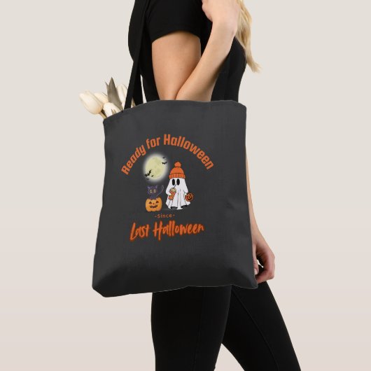 Klaar voor Halloween sinds laatste Halloween T-shi Tote Bag (Dichtbij)