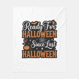 Klaar voor Halloween sinds vorig Halloween Vintage Fleece Deken