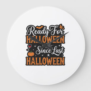 Klaar voor Halloween sinds vorig Halloween Vintage Grote Klok
