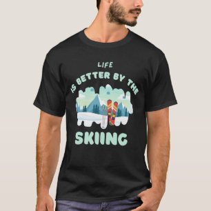 Klaar voor het apres-deel t-shirt voor ski liefheb