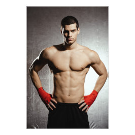 Klaar voor het Fight Hot Guy Poster