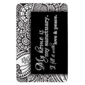 Klaar voor het kleuren van uw eigen ontwerp voor h magneet (Verticaal)