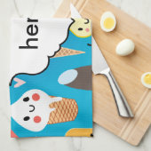 Klaar voor het klusje theedoek (Quarter Fold)