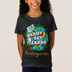 Klaar voor het leren van de basisschool Kindergart T-shirt