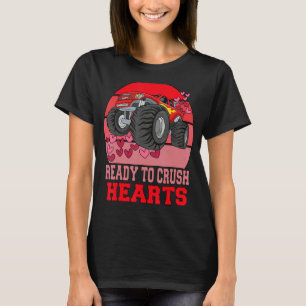 Klaar voor het maken van sukkelharten Monster Truc T-shirt