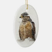 Klaar voor het sneeuwkeramische Ornament (Rechts)