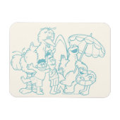 Klaar voor het strand magneet (Horizontaal)