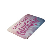 Klaar voor het weekend badmat (Gekanteld)