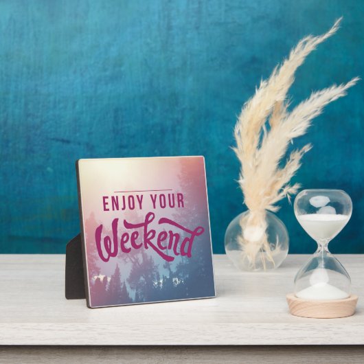 Klaar voor het weekend fotoplaat (Insitu)